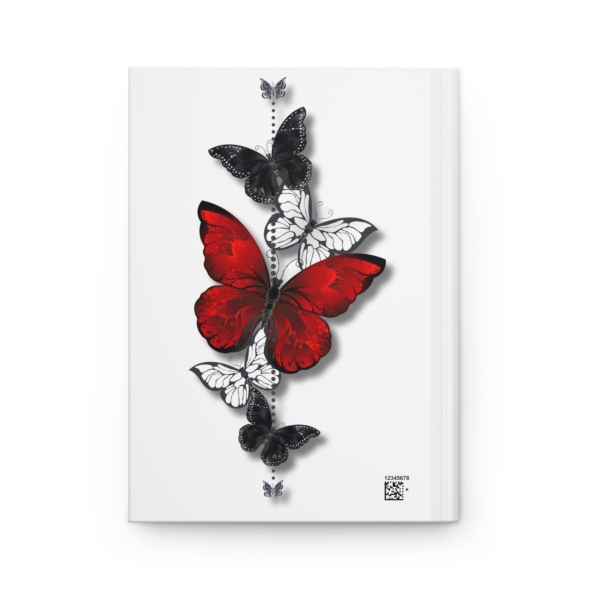 Artistic depiction of butterflies on a white background