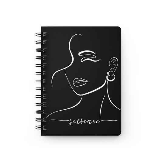 Self-Care Spiral Bound Journal | Motivational Notebook for Wellness, Mindfulness, Gift for Her, Self-Love Journal, Daily Planner